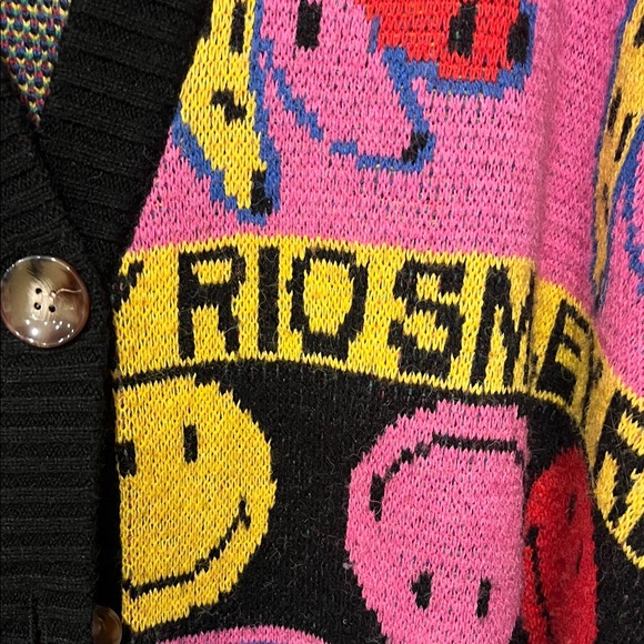 FARM Rio Multicolor Smiley Cardigan - Picture 3 of 6